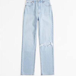Abercrombie & Fitch Blue Straight Leg Jeans